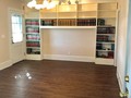 Bookshelf with wood floor