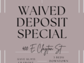 400 waived deposit special %28updated%29